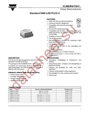 VLMBG3100-GS08 datasheet  